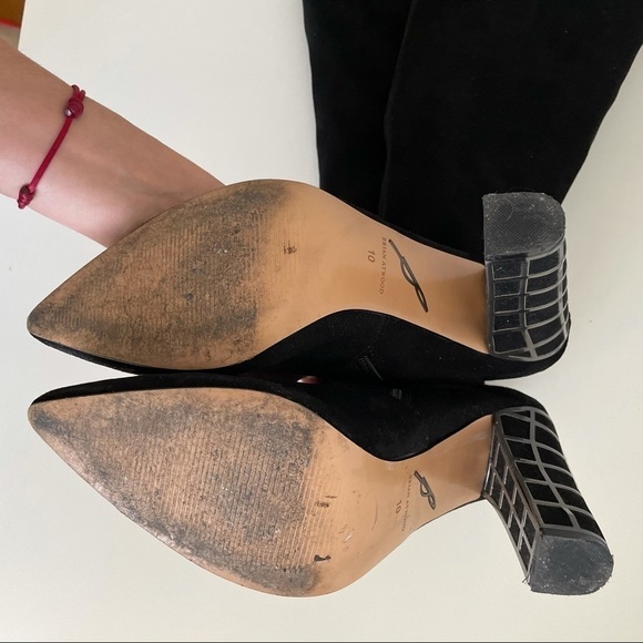 B Brian Atwood Synthetic Marney Caged Heel Over-the-knee Boots sz 10 - Picture 10 of 12